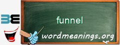 WordMeaning blackboard for funnel